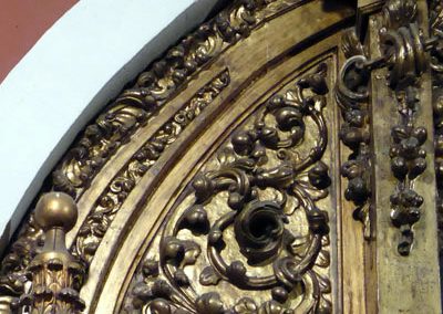 Retablo de San Luis Gonzaga (Bilbao) decoración barroca